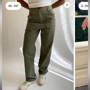 Djerf Avenue Go To Pants Green